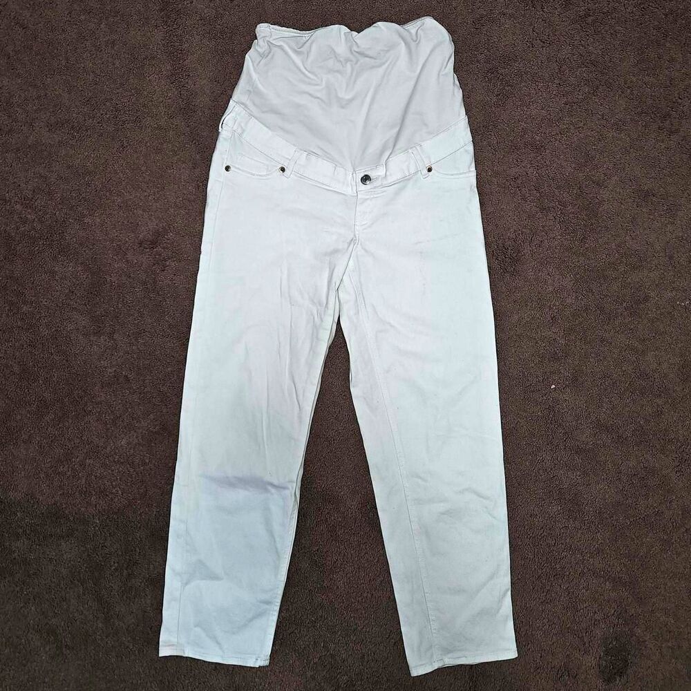 H&M Small - Women's White Maternity Jeans